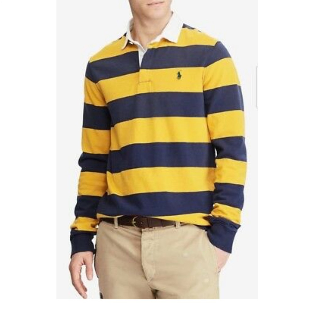 Ralph Lauren Men's Iconic Rugby Custom Fit Shirt